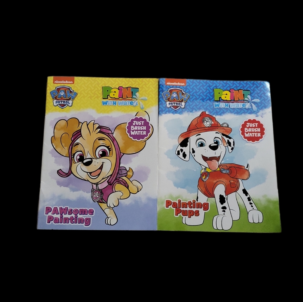 New Paw Patrol Paint Book